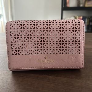Kate Spade handbag, color: light pink, condition: excellent. New cost $229